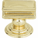 Atlas Homewares 377-PB Campaign 1 1/2" Length Rectangle Knob Polished Brass