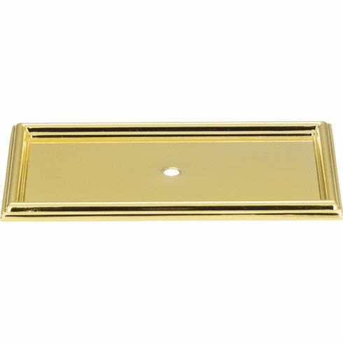 Atlas Homewares 379-PB Campaign Rope  Backplate Polished Brass