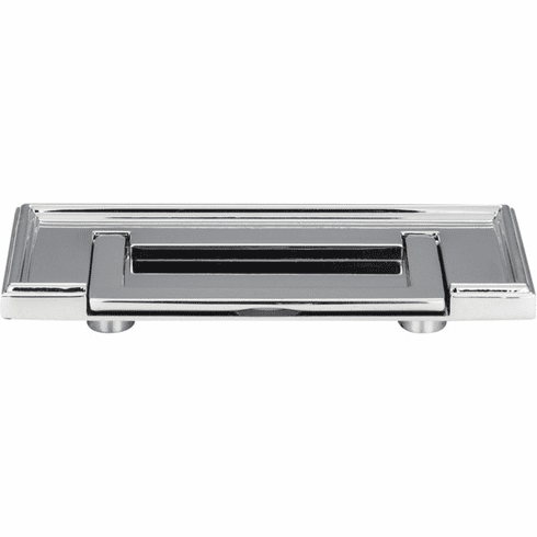 Atlas Homewares 381-CH Campaign 3" Center to Center Drop handle Polished Chrome