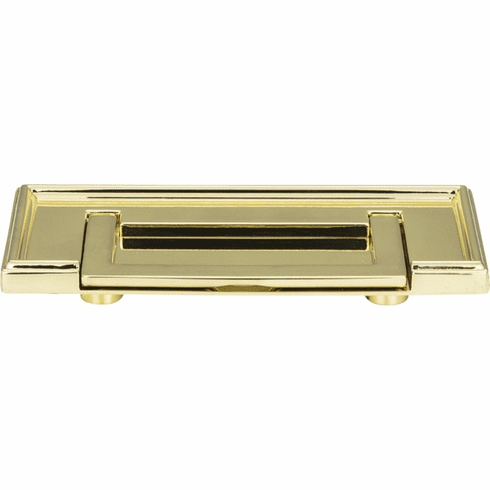 Atlas Homewares 381-PB Campaign 3" Center to Center Drop handle Polished Brass