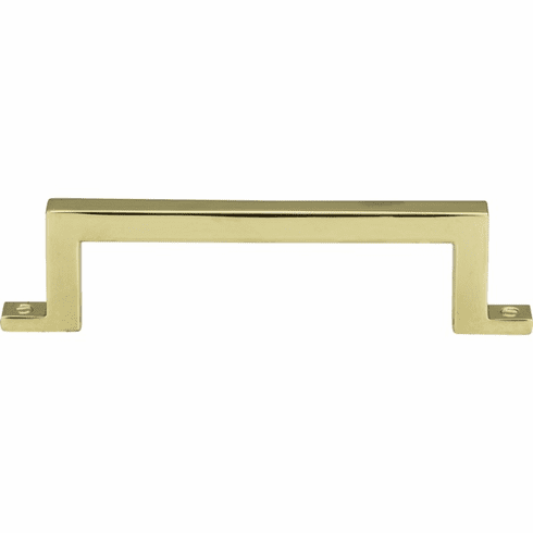 Atlas Homewares 385-PB Campaign 3 3/4" Center to Center Bar pull Polished Brass