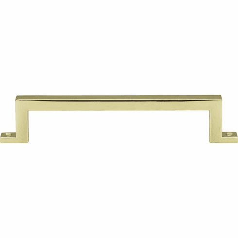Atlas Homewares 386-PB Campaign 5 1/16" Center to Center Bar pull Polished Brass