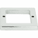 Atlas Homewares 393-CH Tableau Square  Backplate Polished Chrome