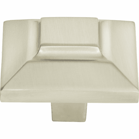 Atlas Homewares 4002-BRN Trocadero 1 1/2" Length Square Knob Brushed Nickel