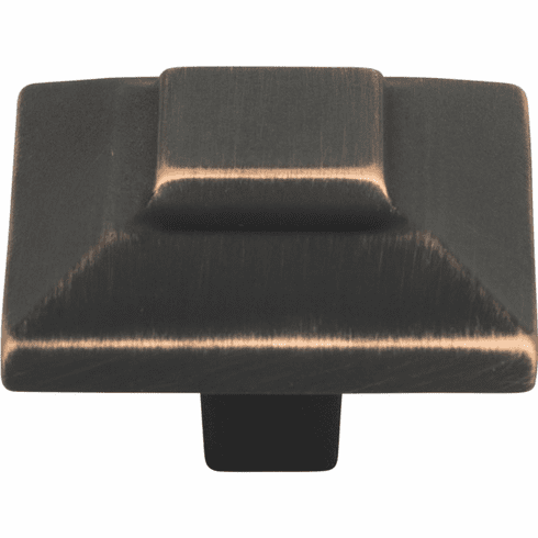 Atlas Homewares 4002-VB Trocadero 1 1/2" Length Square Knob Venetian Bronze