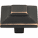 Atlas Homewares 4002-VB Trocadero 1 1/2" Length Square Knob Venetian Bronze