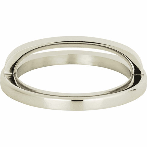 Atlas Homewares 407-PN Tableau 3" Center to Center Finger pull Polished Nickel