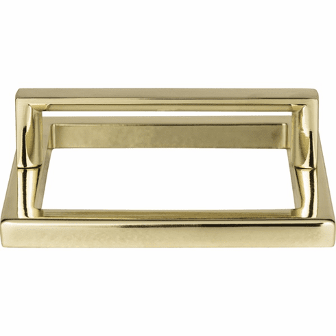 Atlas Homewares 411-FG Tableau Square Base and Top 3 Inch (c-c) - French Gold