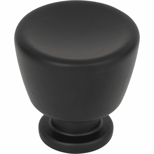 Atlas Homewares 412-BL Tiki Hut 1 1/8" Diameter Round Knob Matte Black