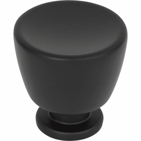 Atlas Homewares 413-BL Tiki Hut 1 1/4" Diameter Round Knob Matte Black