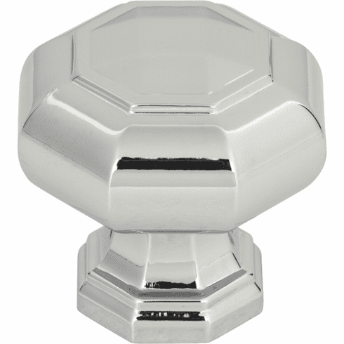 Atlas Homewares 418-CH Royals 1 1/4" Diameter Round Knob Polished Chrome