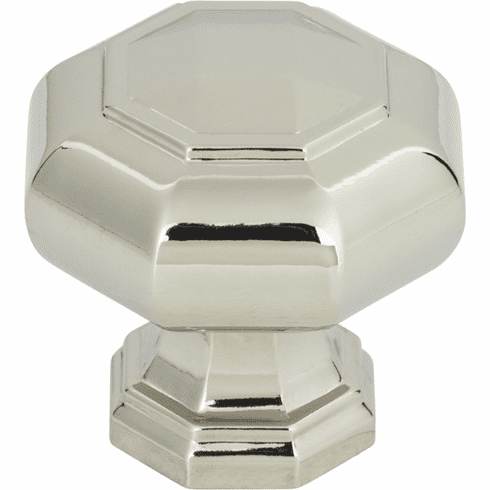 Atlas Homewares 418-PN Royals 1 1/4" Diameter Round Knob Polished Nickel