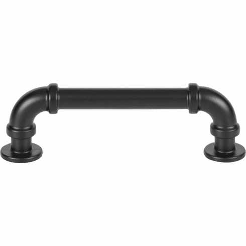Atlas Homewares 432-BL Steam Punk 3 3/4" Center to Center Bar pull Matte Black