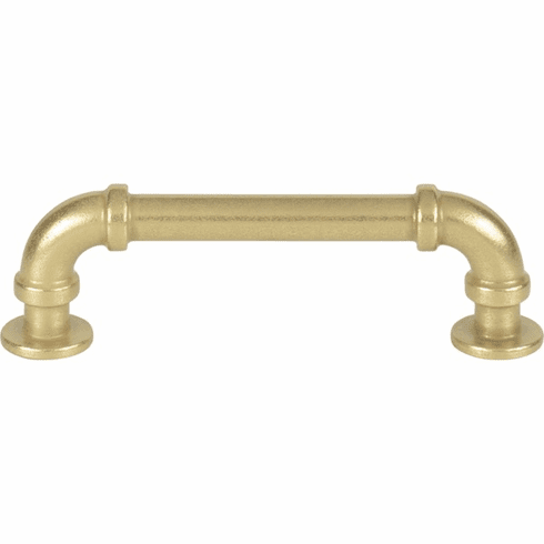 Atlas Homewares 432-UB Steam Punk 3 3/4" Center to Center Bar pull Vintage Brass
