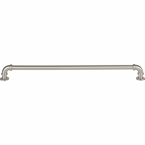 Atlas Homewares 434-BRN Steam Punk 12" Center to Center Bar pull Brushed Nickel