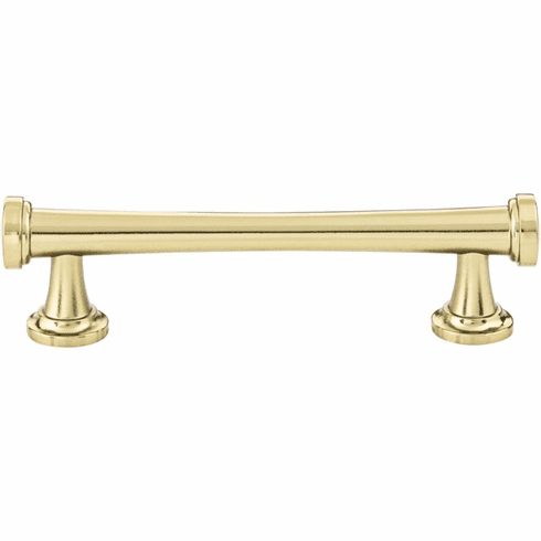 Atlas Homewares 436-FG Browning Pull 3 3/4 Inch (c-c) - French Gold