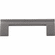 Atlas Homewares 438-SL Round Rail 3 3/4" Center to Center Bar pull Slate