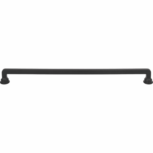 Atlas Homewares A107-BL Oskar 12" Center to Center Bar pull Matte Black