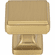 Atlas Homewares A201-WB Kate 1 1/4" Length Square Knob Warm Brass