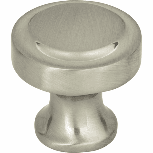Atlas Homewares A300-BRN Bradbury 1 1/4" Diameter Round Knob Brushed Nickel
