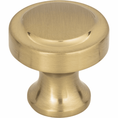 Atlas Homewares A300-WB Bradbury 1 1/4" Diameter Round Knob Warm Brass