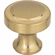Atlas Homewares A300-WB Bradbury 1 1/4" Diameter Round Knob Warm Brass