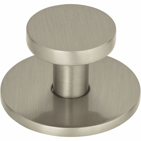Atlas Homewares A600-BRN Dot 1-1/4" Diameter Round Knob Brushed Nickel