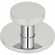 Atlas Homewares A600-CH Dot 1-1/4" Diameter Round Knob Polished Chrome