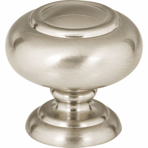Atlas Homewares A610-BRN Victoria 1 1/4" Length Mushroom Knob Brushed Nickel