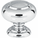 Atlas Homewares A610-CH Victoria 1 1/4" Length Mushroom Knob Polished Chrome