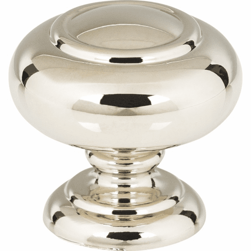 Atlas Homewares A610-PN Victoria 1 1/4" Length Mushroom Knob Polished Nickel