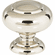 Atlas Homewares A610-PN Victoria 1 1/4" Length Mushroom Knob Polished Nickel
