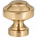 Atlas Homewares A640-WB Malin 1 1/8" Length Mushroom Knob Warm Brass
