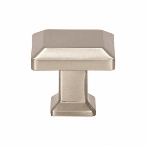 Atlas Homewares A660-BRN Sweetbriar Lane 1 1/4" Length Square Knob Brushed Nickel