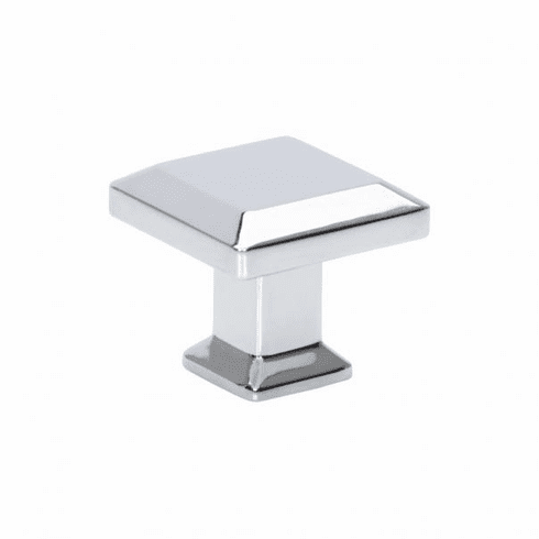 Atlas Homewares A660-CH Sweetbriar Lane 1 1/4" Length Square Knob Polished Chrome