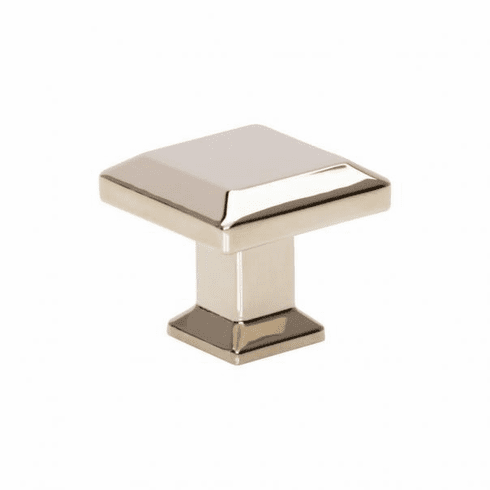 Atlas Homewares A660-PN Sweetbriar Lane Square Knob 1 1/4 Inch - Polished Nickel