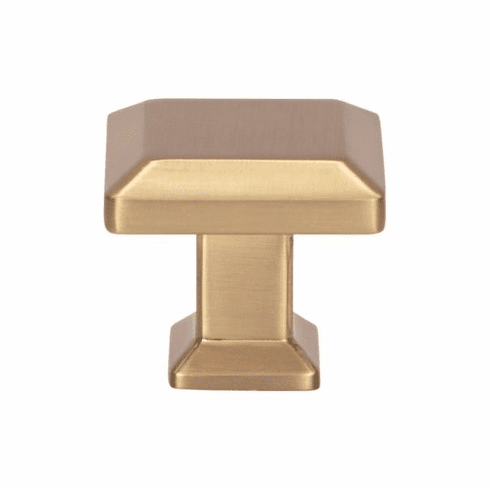 Atlas Homewares A660-WB Sweetbriar Lane 1 1/4" Length Square Knob Warm Brass