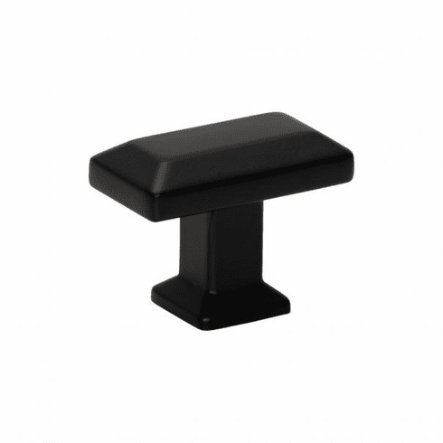 Atlas Homewares A661-BL Sweetbriar Lane 1 3/8" Length Rectangle Knob Matte Black