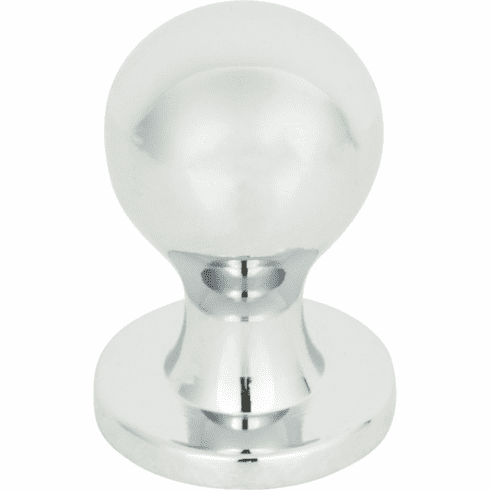 Atlas Homewares A800-CH Nipple 3/4" Diameter Round Knob Polished Chrome