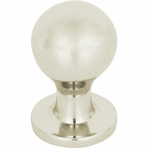 Atlas Homewares A800-PN Nipple 3/4" Diameter Round Knob Polished Nickel