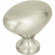 Atlas Homewares A804-BN Robin Egg 1 1/4" Length Oval Knob Brushed Nickel