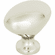Atlas Homewares A804-PN Robin Egg 1 1/4" Length Oval Knob Polished Nickel