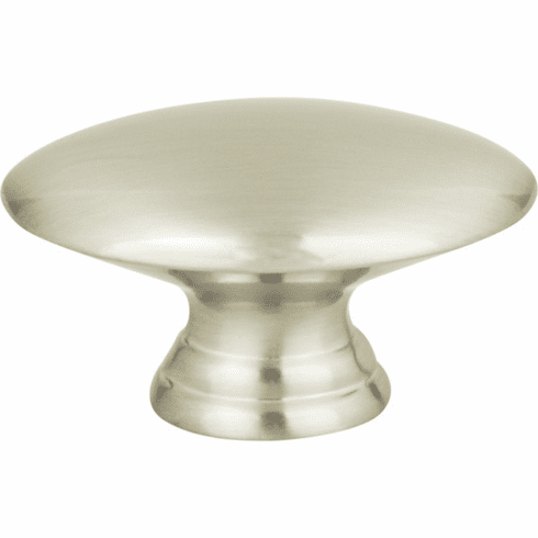 Atlas Homewares A817-BN Egg 1 1/2" Length Oval Knob Brushed Nickel
