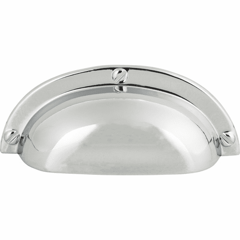 Atlas Homewares A818-CH Successi 2 1/2" Center to Center Cup/Bin pull Polished Chrome