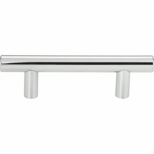 Atlas Homewares A822-CH Linea Rail 3" Center to Center Bar pull Polished Chrome