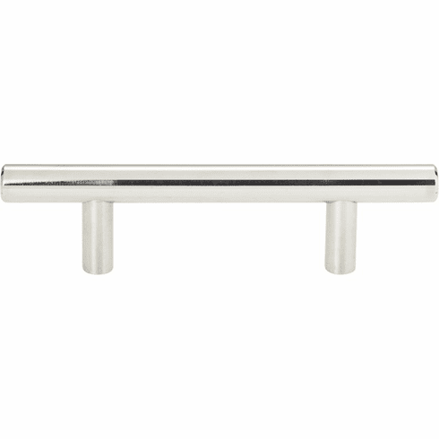 Atlas Homewares A837-PS Skinny Linea 3" Center to Center Bar pull Polished Stainless Steel
