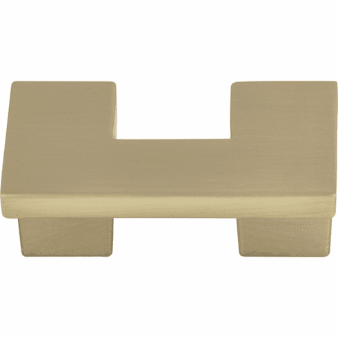 Atlas Homewares A845-CM U Turn 1 1/4" Center to Center Square Knob Champagne