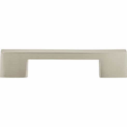 Atlas Homewares A867-BN Thin Square Pull 5 1/16 Inch (c-c) - Brushed Nickel