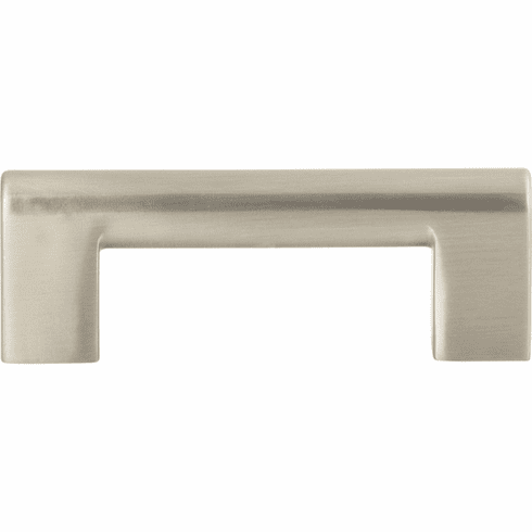 Atlas Homewares A878-BN Round Rail 3" Center to Center Bar pull Brushed Nickel