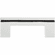 Atlas Homewares A878-CH Round Rail 3" Center to Center Bar pull Polished Chrome